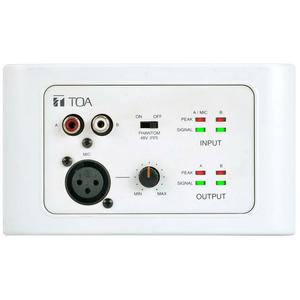 TOA Electronics M-822IO-AM 2 x 2 Remote Audio Input Output Panel, White Discount Wholesale