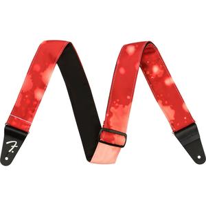 Fender Tie Dye Acid Wash Guitar Strap-Red Fashionable Online