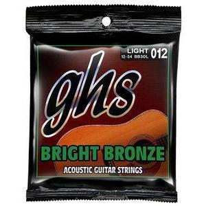 GHS BB30L Bright Bronze Acoustic Guitar Strings Light 12-54 Cheap Sale New