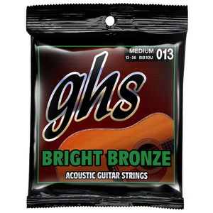 GHS BB40M Bright Bronze Acoustic Guitar Strings Medium 13-56 Buy Cheap Pices