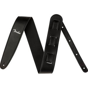 Fender Vegan Leather 2.5" Guitar Strap-Black Fast Delivery Online