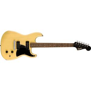 Fender Squier Paranormal Strat-O-Sonic Electric Guitar LRL-Vintage Blonde Outlet Affordable