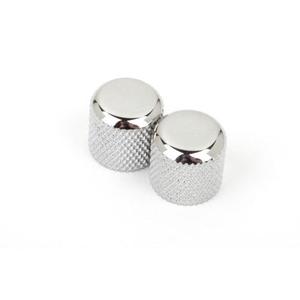 Fender Vintage Tele/P-Bass Dome Knobs 2-Pack-Chrome Outlet Excellent