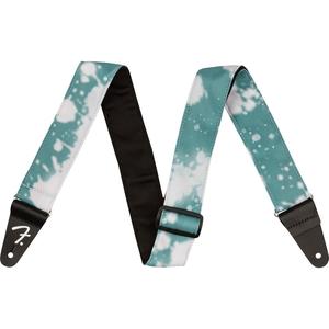 Fender Tie Dye Acid Wash Guitar Strap-Teal Best Pices Sale Online