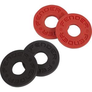 Fender Strap Blocks 4-Pack-Black & Red Sale Cheapest
