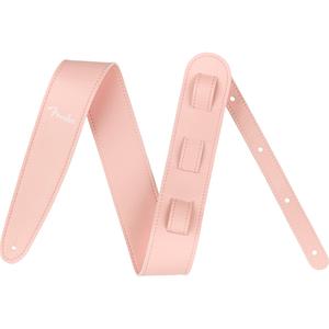 Fender Vegan Leather 2.5" Guitar Strap-Shell Pink Quality Free Shipping For Sale