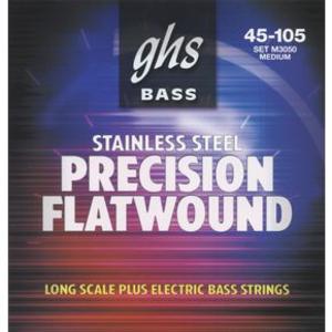 GHS M3050 Flatwound Stainless Steel Bass Guitar Strings Medium 45-105 Buy Cheap Explore