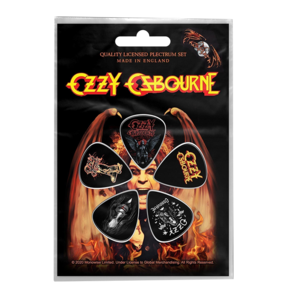 OZZY OSBOURNE - 'Classic Logo' Guitar Pick Set For Sale Finishline
