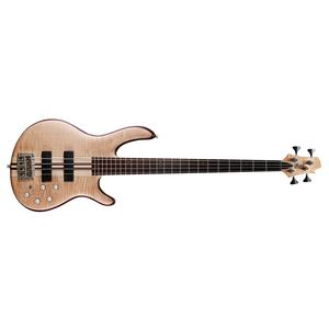 Cort A4 Plus FMMH 4 String Bass Guitar, Natural Free Shipping Finishline
