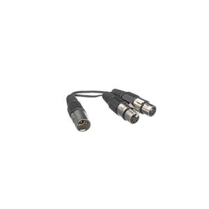 Bescor XLR-YF 5 Inch One Male to Dual Female 4 Pin XLR Adapter Cable Free Shipping Comfortable