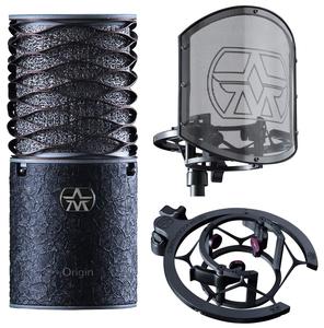 Aston Microphones Origin Black Bundle Cardioid Condenser Microphone Clearance Perfect