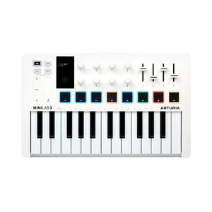 Arturia MiniLab 3 25-Note Compact MIDI Keyboard and Pad Controller, White (Used) Tumblr Online