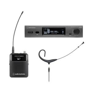 Audio-Technica ATW-3211N894X EE1 3000 Series Network Wireless Cardioid Earset System, EE1 530-590 MHz, Black Looking For Sale Online