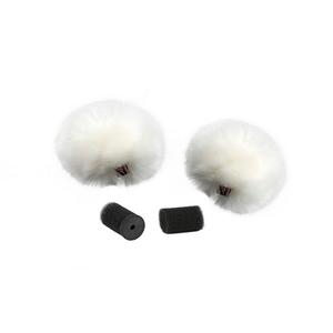 Rycote Ristretto Lavalier Windjammer, Pair, White Outlet New Styles