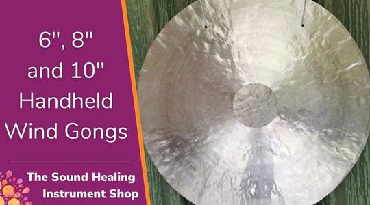 6", 8" and 10" Handheld Wind Gongs New Online