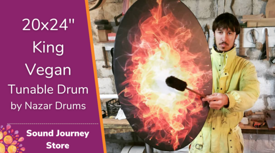 20x24" King Vegan Tunable Hand Drum and Bag Sale Online Cheap