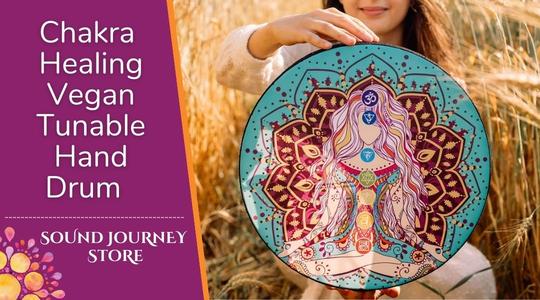 14" and 18"  Chakra Healing Vegan Tunable Hand Drum Cheap From China