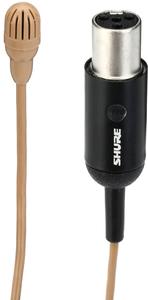 Shure TL47C/O TwinPlex Omnidirectional Subminiature Lavalier Microphone, Cocoa, with TA4F Connector and Accessories Genuine For Sale