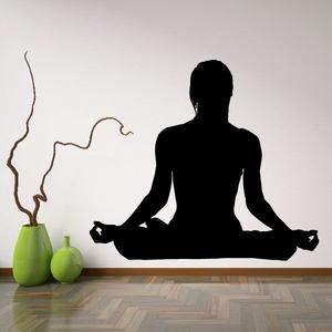 Yoga Meditation Decal Huge Surprise Cheap Online