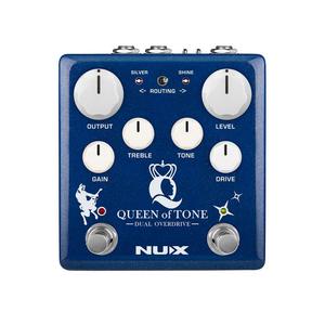 Nux Queen of Tone Dual Overdrive Guitar Effects Pedal Sale Online Cheap
