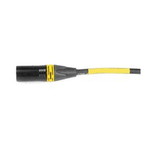AVLGear CSM4-RAFN-30 XLR Male to XLR Right Angle Female 30 Feet Mic Cable Yellow with Yellow Ring With Paypal For Sale