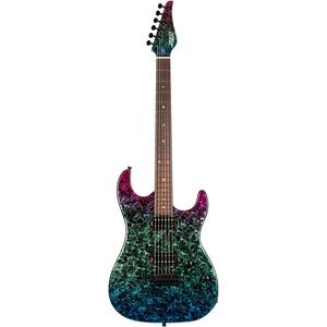 JET Guitars JS-50 Art Blue Elite Electric Guitar, 6-String Discount For Sale