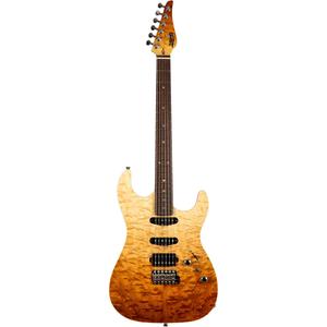 JET Guitars JS-45 Fireburst Elite Electric Guitar, 6-String Real Sale Online