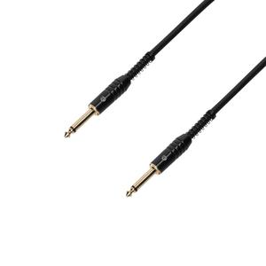 Adam Hall 3 STAR IPP 0600 6.3mm Jack TS Instrument Cable, Black, 6-Meters Discount Cost
