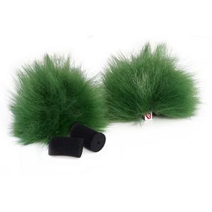 Rycote Lavalier Windjammer, Green, Pair Comfortable