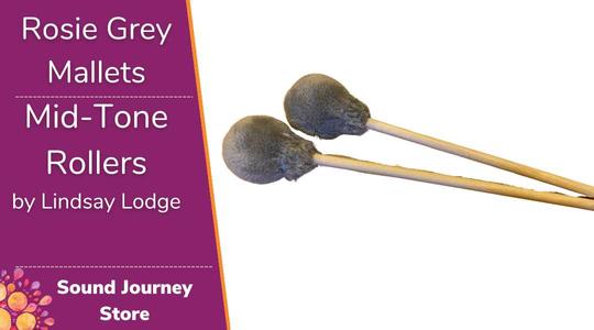 Rosie Greys - Soft Mid Rollers - Sound Journey Gong Mallets Quality Free Shipping Low Pice