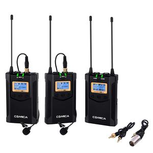 Comica CVM-WM100-PLUS Wireless Dual Microphone System and One Receiver Newest For Sale
