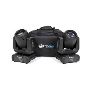 ColorKey Mover Beam 100 2-Pack Bundle with Carrying Bag For Sale Cheap Pice