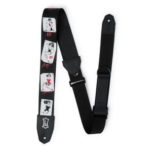 Levy's Right Height 2-Inch Wide Polyester Guitar Strap with Pin-Up Motif Buy Cheap From China