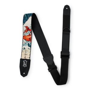 Levy's Right Height 2-Inch Wide Polyester Guitar Strap with Koi Fish and Wave Motif Buy Cheap Wiki