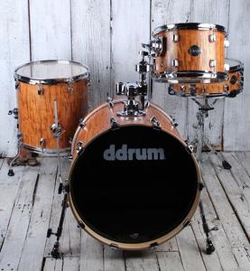 ddrum Dominion Birch 4 Piece Drum Shell Kit Satin Bubinga Wrap DM B 420 BUB Find Great Cheap Online