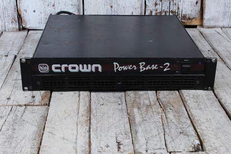 Crown Power Base 2 Power Amplifier 2 Channel Power Amp Cheapest Cheap Online