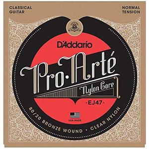 D'Addario EJ47 Pro-Arte 80/20 Bronze, Nylon Core Classical Guitar Strings, Normal Tension Sale Supply