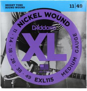 D'Addario EXL115 XL Nickel Wound Medium Electric Guitar Strings Outlet Choice