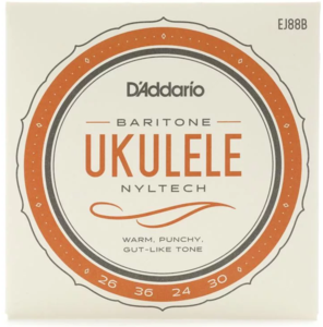 D'Addario EJ88B Nyltech Baritone Ukulele Strings - 26/30 With Paypal Cheap Pice