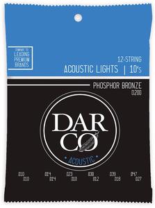 Darco D200 Phosphor Bronze 12-String Acoustic Guitar Strings - Light Cheap Best Seller
