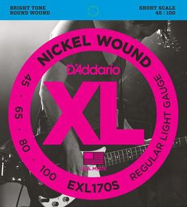 D'Addario EXL170s Short Scale Electric Bass Strings - 45-100 Cheap Big Sale