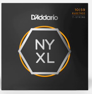D'Addario NYXL1059 7-String Nickel Wound Electric Guitar Strings - Regular Light 7-String, 10/59 Online Online Cheap Online