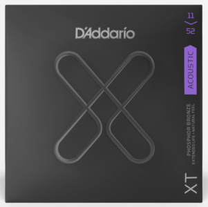 D'Addario XTAPB1152 XT Phosphor Bronze Acoustic Guitar Strings - Custom Light, 11/52 Clearance Extremely