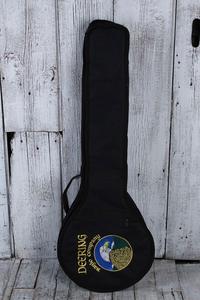 Deering Deluxe Padded Gig Bag for Open Back Banjo w Adjustable Backpack Straps Sale Browse