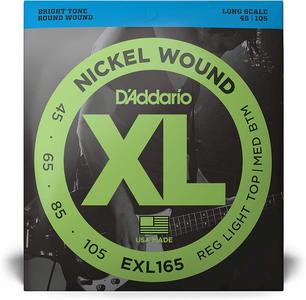 D'Addario EXL165 4 String Electric Bass String Set - 45-105 Clearance Clearance Store