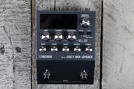 Boss IR-200 Amp & IR Cabinet Amplifier Simulator Pedal & Impulse Response Loader Free Shipping For Cheap