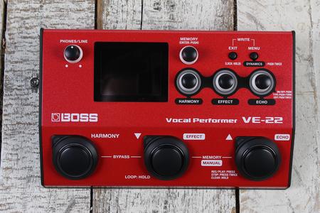 Boss VE-22 Vocal Performer Effects Processor Vocal Effects and Looper Pedal Clearance Low Pice Fee Shipping