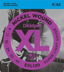 D'Addario EXL120 XL Nickel Wound EX Light Electric Guitar Outlet Cheap Quality