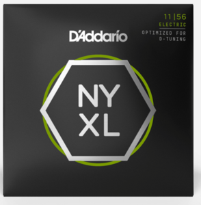 D'Addario NYXL1156 Nickel Wound Electric Guitar Strings - Medium Top/Extra Heavy Bottom, 11/56 Cheap Sale View
