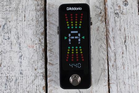 D'Addario Chromatic Tuner Plus Tuner Pedal for Electric Acoustic and Bass Guitar Best Wholesale